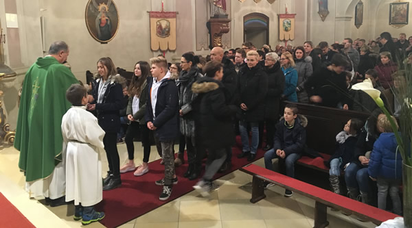 Jugendmesse für Firmlinge in Trausdorf